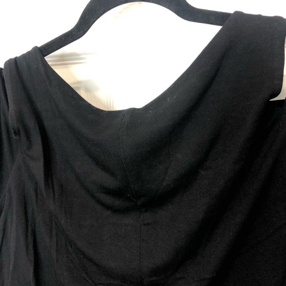NWT Bailey 44 Evereve black short sleeve cutout shoulder dress, size medium - Picture 12 of 16